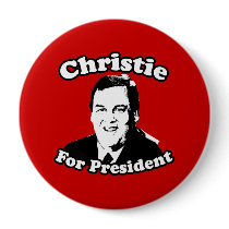 CHRIS CHRISTIE FOR PRESIDENT buttons