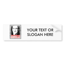 CHRIS CHRISTIE INK BLOCK.png Bumper Sticker
