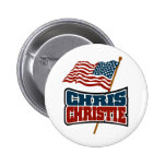 Chris Christie Proud American Buttons