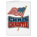 Chris Christie Proud American Greeting Card