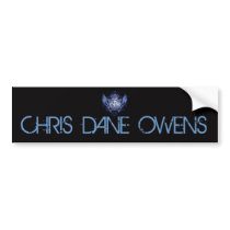 Chris Dane Owens -Bumper Sticker bumper stickers by AngelsWitches Chris Dane Owens -Bumper Sticker bumper stickers