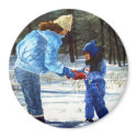 Chris & Sean in the snow magnets by StephenBoyle Chris & Sean in the snow magnets