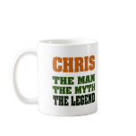 Chris - the Man, the Myth, the Legend Coffee Mugs