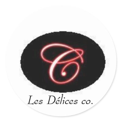 Chrisco1, Les Dlices co. Round Stickers by chef14