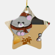 ChrisMouse Christmas Tree Ornament