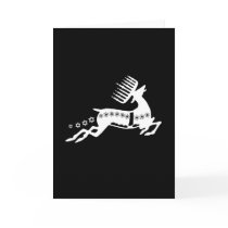 Chrismukkah Reindeer white Card