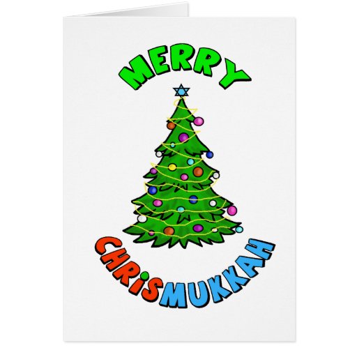 chrismukkah star of david christmas tree card zazzle chrismukkah star of david christmas tree card zazzle