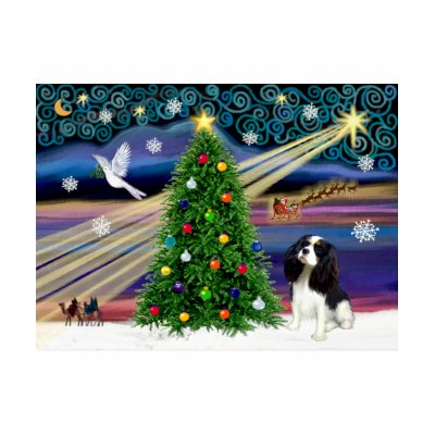 Chrisstmas Magic Cavalier King Charles (Tri) Shirts by dogartchristmasgifts