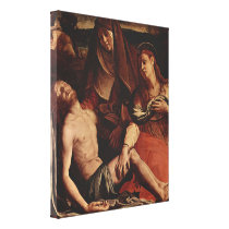 Christ And Maria Magdalena by Agnolo Bronzino Gallery Wrapped Canvas