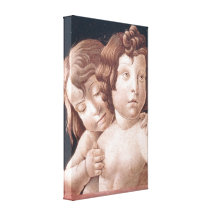 Christ And St John by Giovanni Bellini Stretched Canvas Print