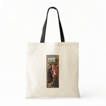 Christ And St. Martha By Froment Nicolas Tote Bags