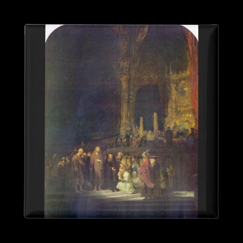 Christ and the Adulteress by Rembrandt Magnet