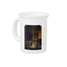 Christ and the Adulteress by Rembrandt Pitcher