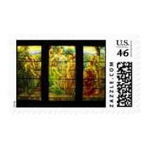 Christ and the Apostles Tiffany Glass postage by chysshirts Christ and the Apostles Tiffany Glass postage