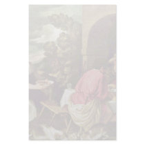 Christ And The Disciples Of Emmaus By Orrente Custom Stationery