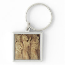 Christ and the Pilgrims of Emmaus Keychains