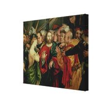 Christ and the Woman Taken in Adultery 2 Canvas Print