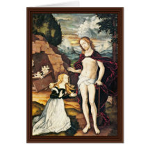 Christ As A Gardener (Noli Me Tangere) Greeting Cards
