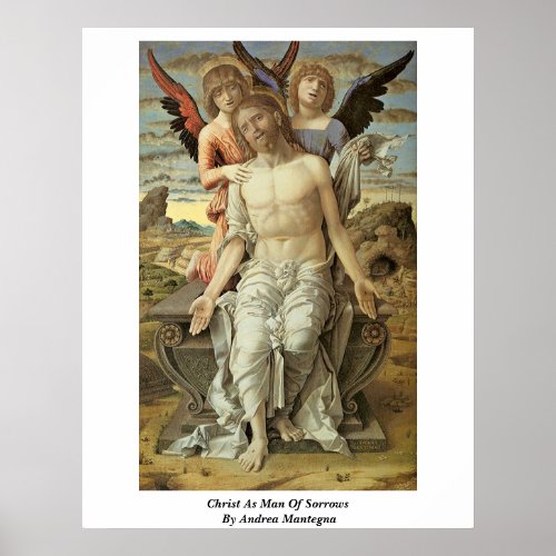 Christ As Man Of Sorrows By Andrea Mantegna Posters