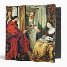 Christ at House of Martha and Mary of Bethany Binder