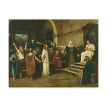 Christ Before Pilate, 1880 Post Card