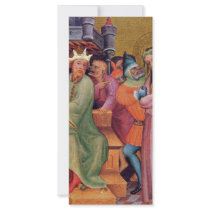Christ Before Pilate By Meister Bertram Von Minden Rack Card Design