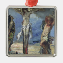 Christ between the Two Thieves, c.1870 Christmas Ornament