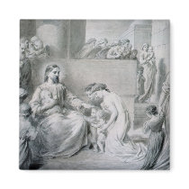 Christ Blessing Little Children Magnets