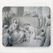 Christ Blessing Little Children Mousepads