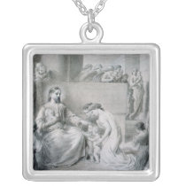 Christ Blessing Little Children Necklaces