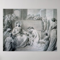 Christ Blessing Little Children Posters