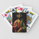 Christ Blessing (oil on canvas) Deck Of Cards