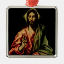 Christ Blessing Ornament