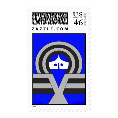 Christ - blue stamps by lonvig