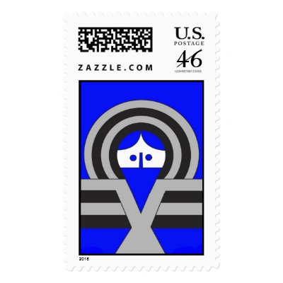 Christ - blue stamps by lonvig