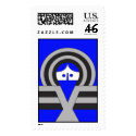 Christ Blue postage by lonvig Christ Blue postage