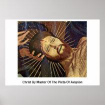 Christ By Master Of The Pieta Of Avignon Print
