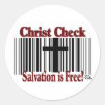 Christ Check! stickers