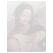 Christ Child With St. Anne Maria Lamb  By Leonardo Custom Letterhead