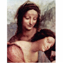 Christ Child With St. Anne Maria Lamb  By Leonardo Photo Cutouts