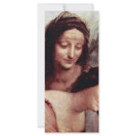Christ Child With St. Anne Maria Lamb  By Leonardo Full Color Rack Card