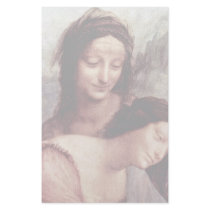 Christ Child With St. Anne Maria Lamb  By Leonardo Stationery