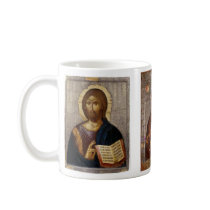 Christ, Christ, Theotokos mugs