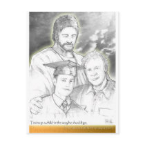 Christ, Dad, and Me postcards