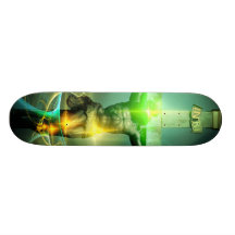 Christ Defeating Death Custom Skateboard
