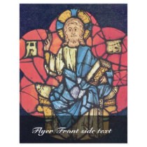 Christ Enthroned By Oberrheinischer Meister Um 124 Flyer