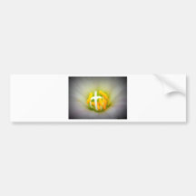 Christ Flower Bumper Sticker