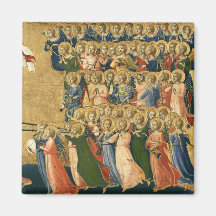 Christ Glorified in the Court of Heaven Fridge Magnets