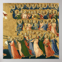 Christ Glorified in the Court of Heaven Poster