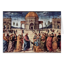 Christ Hands St. Peter The Keys To The Kingdom Card